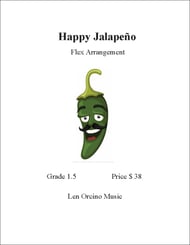 Happy Jalapeno Concert Band sheet music cover Thumbnail
